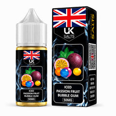 UK Passion Fruit Bubblegum 30ml Salt Nic E-Liquid