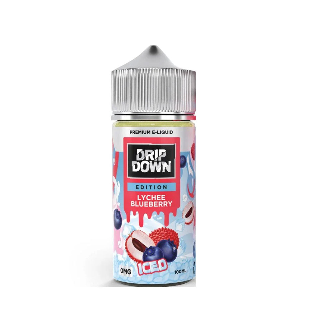 Drip Down Lychee Blueberry 100ml Freebase E-Liquid (3mg)