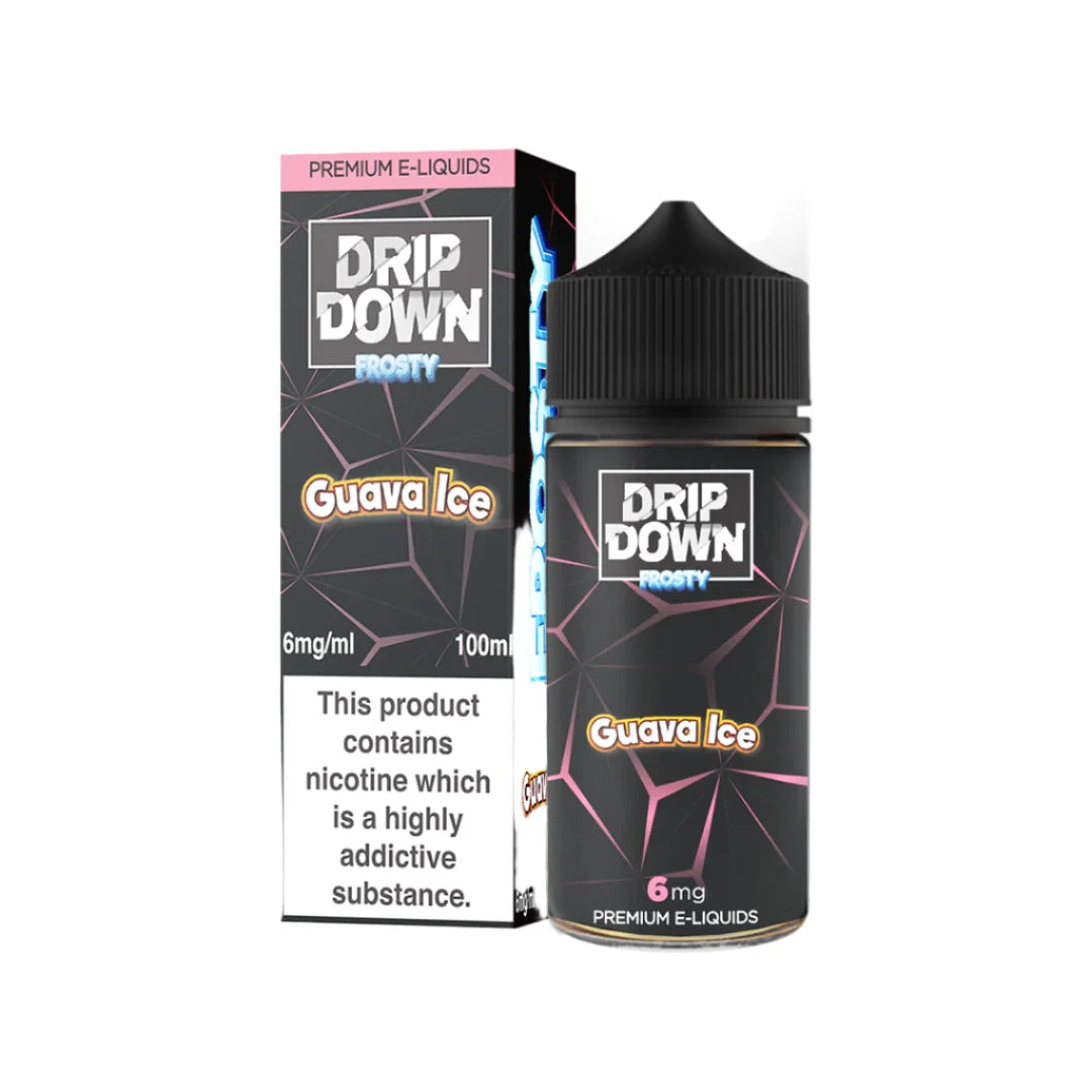 Drip Down Guava Ice 100ml Freebase E-Liquid (3mg)