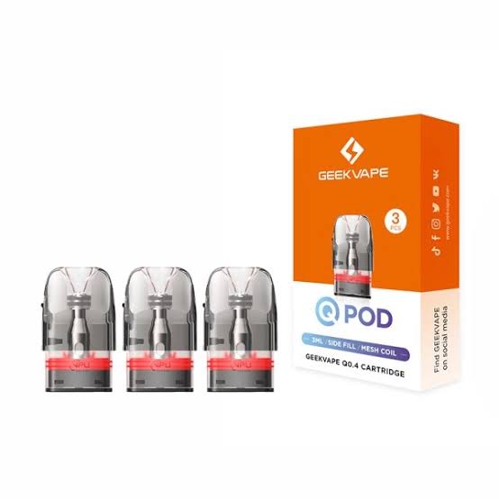 Geekvape Q Replacement Pod Cartridges 3ml (0.4Ω & 0.6Ω)